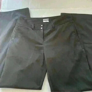 Izod Golf Stretch Pants Women's Size 4 Black Straight Leg Pants